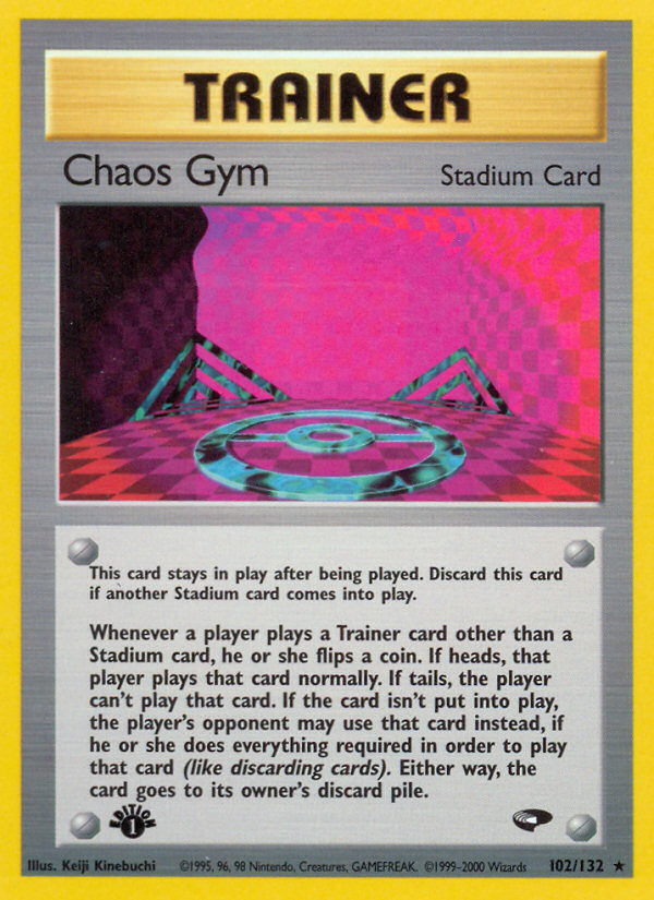 Chaos Gym (102/132) [Gym Challenge 1st Edition] | The Time Vault CA