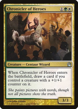 Chronicler of Heroes [Theros] | The Time Vault CA