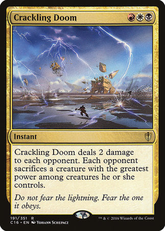 Crackling Doom [Commander 2016] | The Time Vault CA