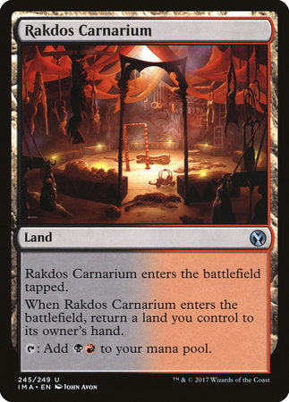 Rakdos Carnarium [Iconic Masters] | The Time Vault CA