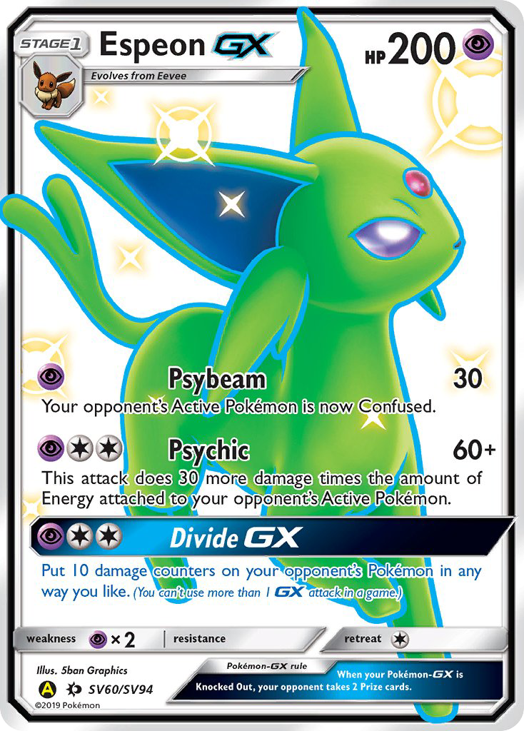 Espeon GX (SV60/SV94) [Sun & Moon: Hidden Fates - Shiny Vault] | The Time Vault CA