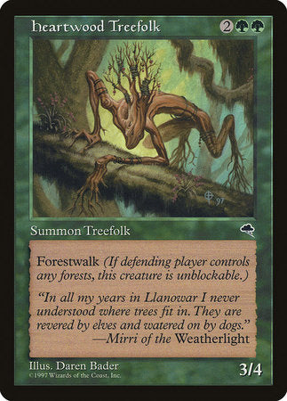Heartwood Treefolk [Tempest] | The Time Vault CA
