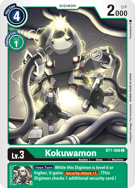 Kokuwamon [BT1-068] [Release Special Booster Ver.1.0] | The Time Vault CA