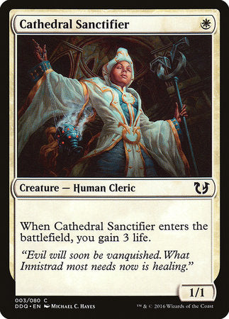 Cathedral Sanctifier [Duel Decks: Blessed vs. Cursed] | The Time Vault CA