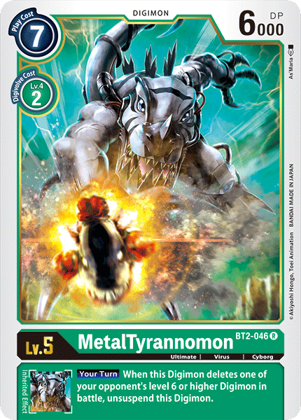 MetalTyrannomon [BT2-046] [Release Special Booster Ver.1.0] | The Time Vault CA