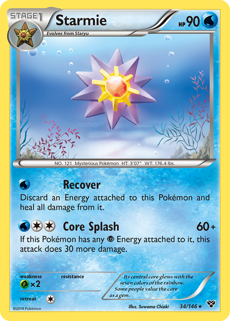 Starmie (34/146) [XY: Base Set] | The Time Vault CA