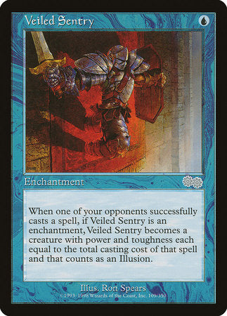 Veiled Sentry [Urza's Saga] | The Time Vault CA