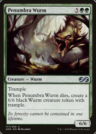Penumbra Wurm [Ultimate Masters] | The Time Vault CA