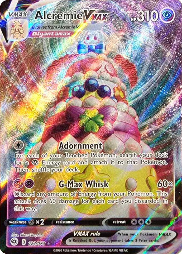 Alcremie VMAX (023/073) [Prize Pack Series One] | The Time Vault CA