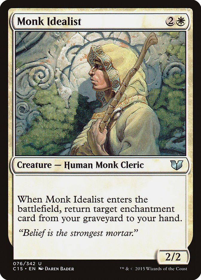 Monk Idealist [Commander 2015] | The Time Vault CA