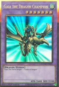 Gaia the Dragon Champion [MAGO-EN025] Gold Rare | The Time Vault CA