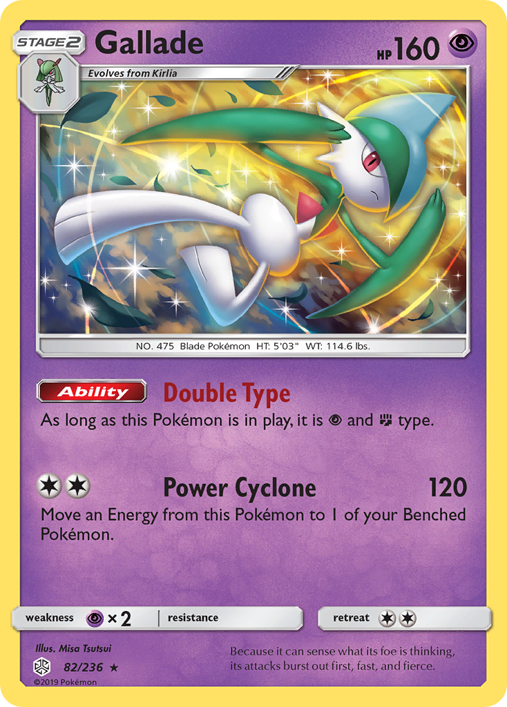 Gallade (82/236) [Sun & Moon: Cosmic Eclipse] | The Time Vault CA