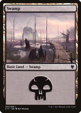 Swamp (303) [Commander 2017] | The Time Vault CA