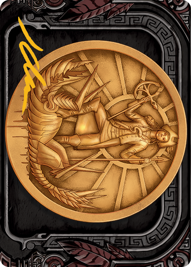 Captain Lannery Storm Art Card (Gold-Stamped Signature) [March of the Machine Art Series] | The Time Vault CA