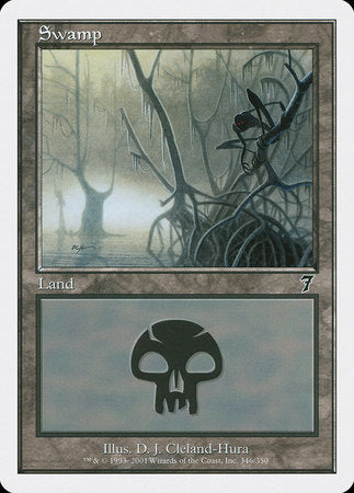 Swamp (346) [Seventh Edition] | The Time Vault CA