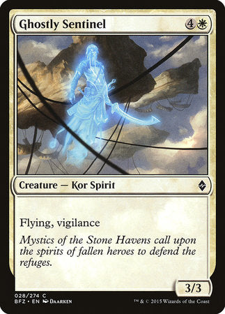 Ghostly Sentinel [Battle for Zendikar] | The Time Vault CA