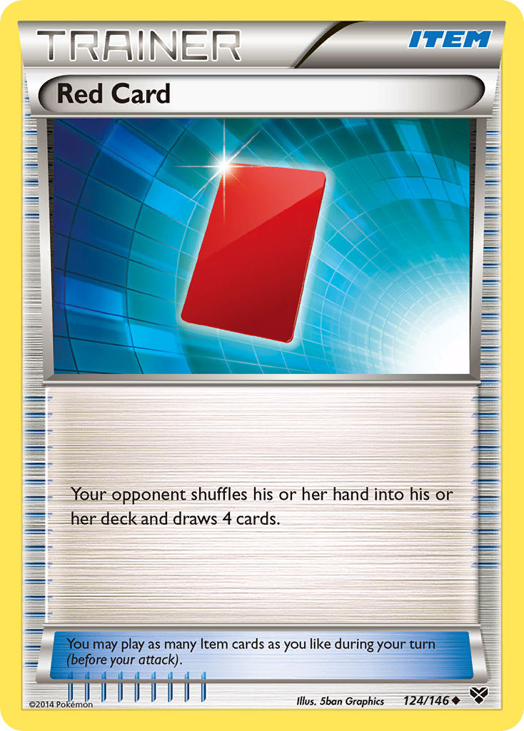 Red Card (124/146) [XY: Base Set] | The Time Vault CA