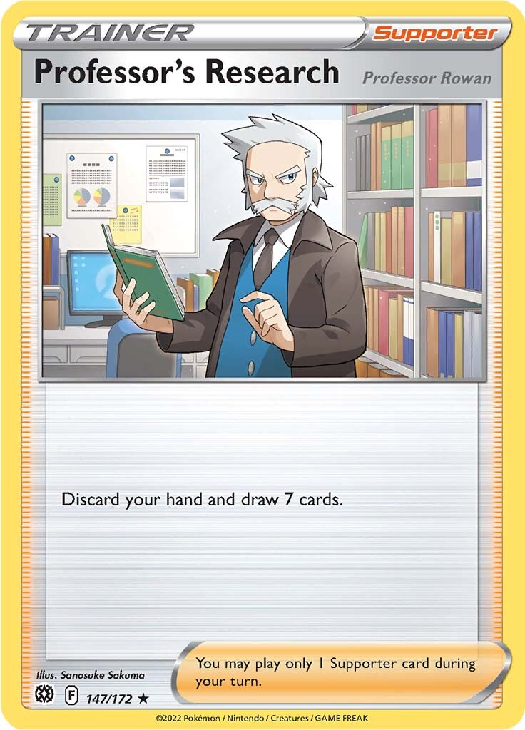 Professor's Research (147/172) (Theme Deck Exclusive) [Sword & Shield: Brilliant Stars] | The Time Vault CA