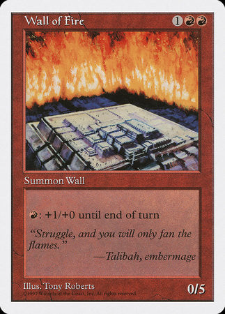 Wall of Fire [Fifth Edition] | The Time Vault CA
