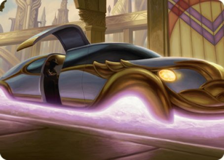 Mysterious Limousine Art Card [Streets of New Capenna Art Series] | The Time Vault CA