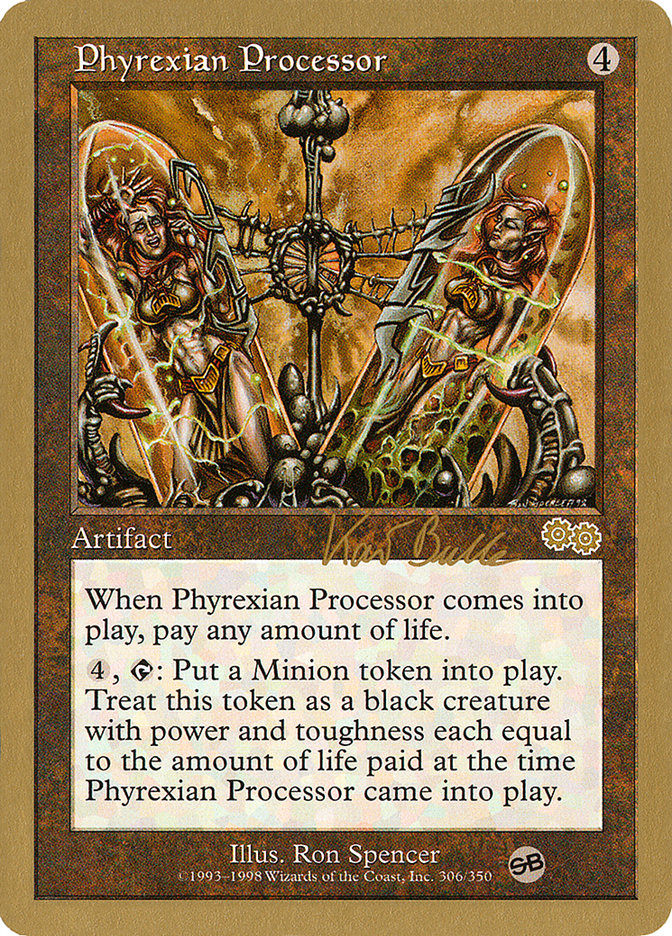 Phyrexian Processor (Kai Budde) (SB) [World Championship Decks 1999] | The Time Vault CA