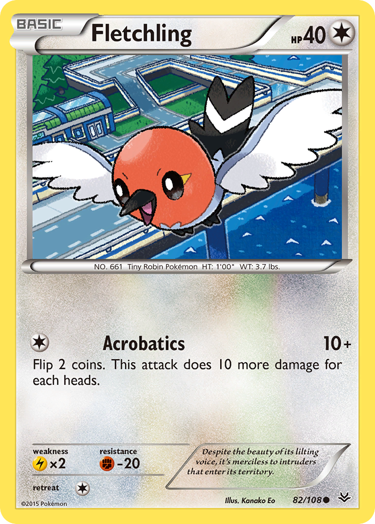 Fletchling (82/108) [XY: Roaring Skies] | The Time Vault CA