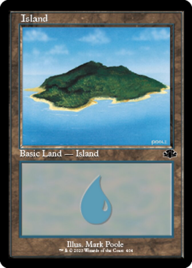 Island (404) (Retro) [Dominaria Remastered] | The Time Vault CA