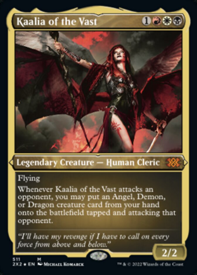 Kaalia of the Vast (Foil Etched) [Double Masters 2022] | The Time Vault CA