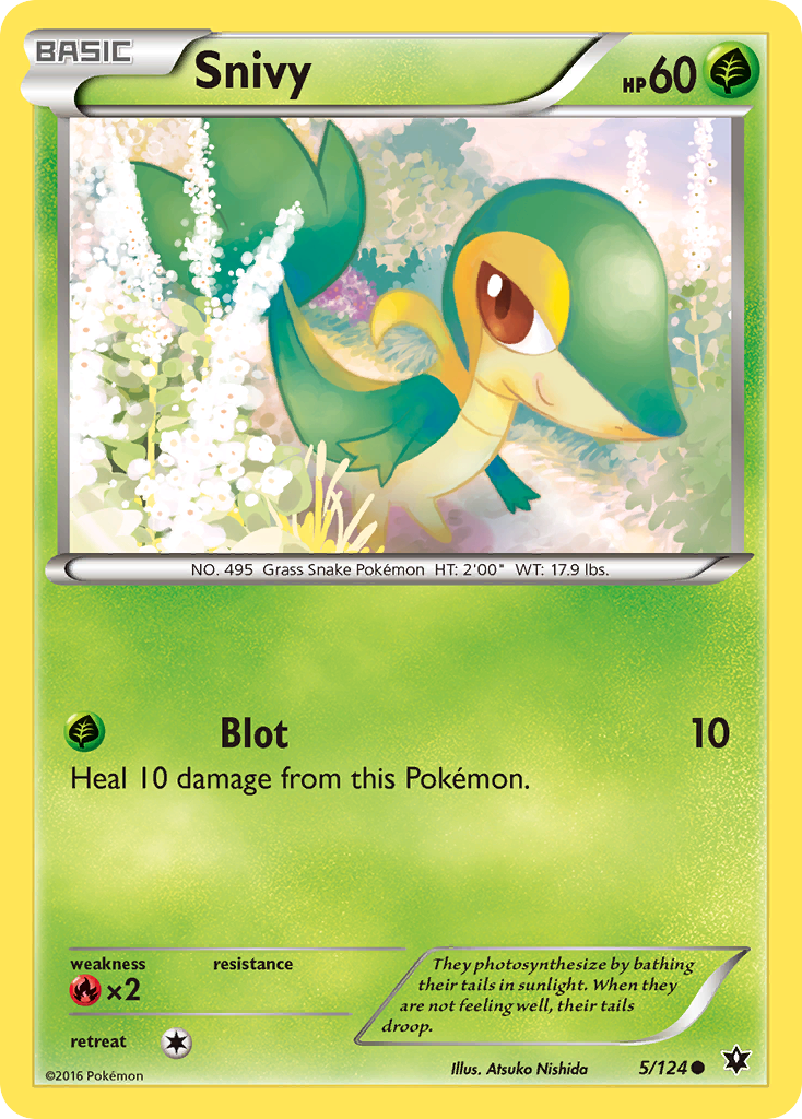 Snivy (5/124) [XY: Fates Collide] | The Time Vault CA