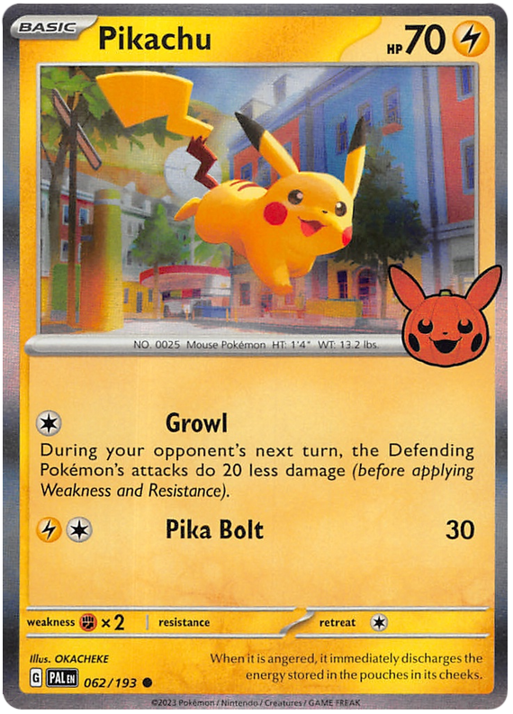 Pikachu (062/193) [Trick or Trade 2023] | The Time Vault CA