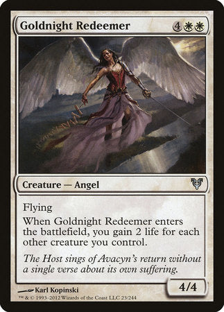 Goldnight Redeemer [Avacyn Restored] | The Time Vault CA