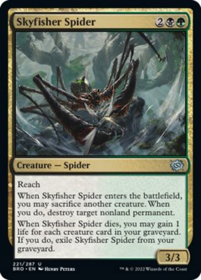Skyfisher Spider [The Brothers' War] | The Time Vault CA
