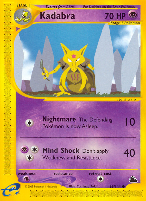 Kadabra (69/144) [Skyridge] | The Time Vault CA