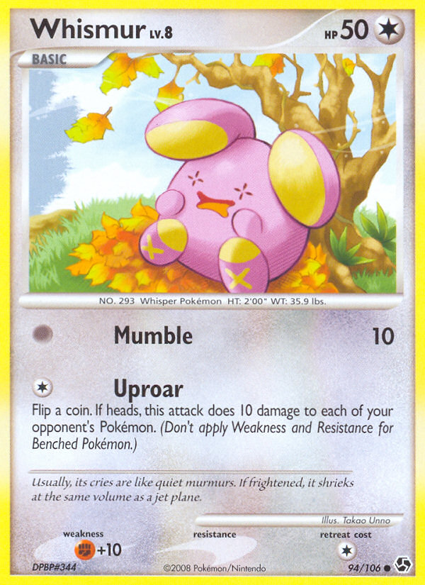 Whismur (94/106) [Diamond & Pearl: Great Encounters] | The Time Vault CA