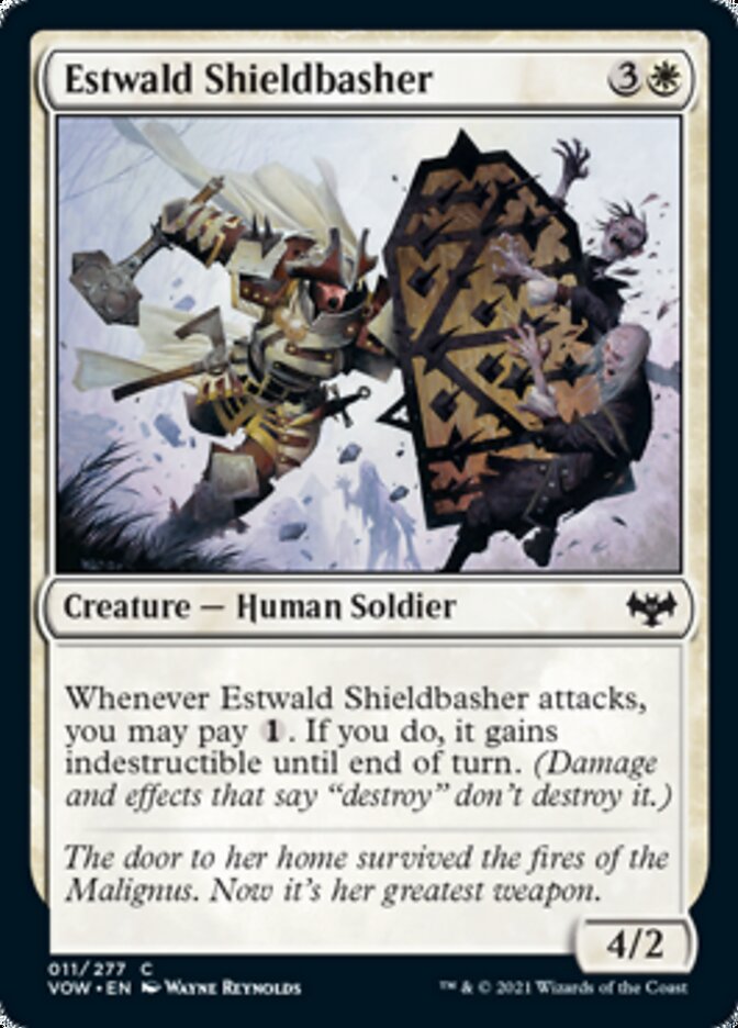 Estwald Shieldbasher [Innistrad: Crimson Vow] | The Time Vault CA