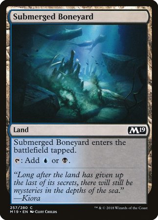 Submerged Boneyard [Core Set 2019] | The Time Vault CA