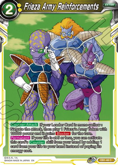 Frieza Army Reinforcements (EB1-48) [Battle Evolution Booster] | The Time Vault CA