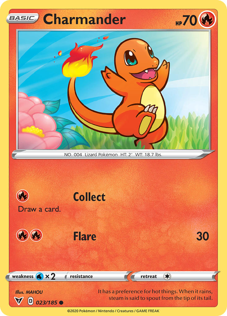 Charmander (023/185) [Sword & Shield: Vivid Voltage] | The Time Vault CA