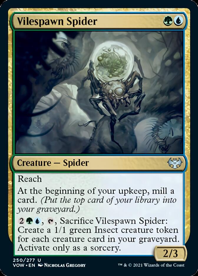 Vilespawn Spider [Innistrad: Crimson Vow] | The Time Vault CA
