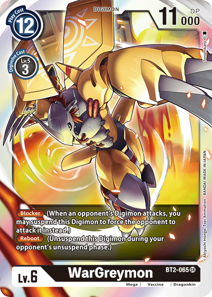 WarGreymon [BT2-065] [Release Special Booster Ver.1.0] | The Time Vault CA