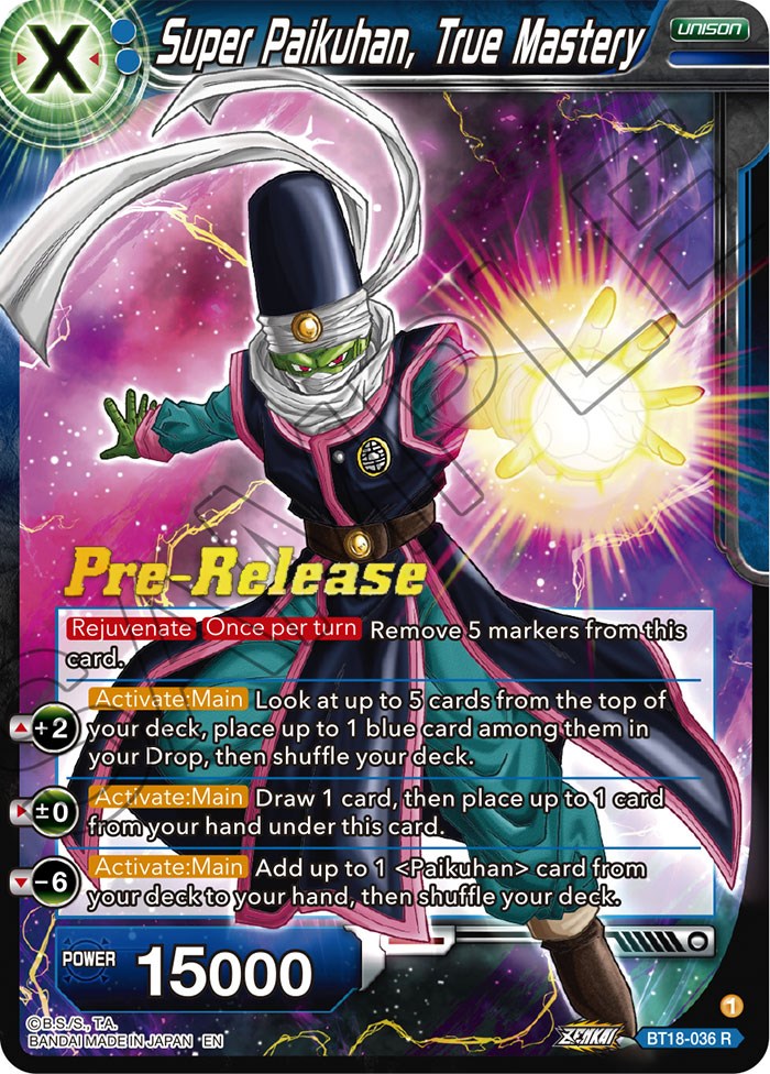 Super Paikuhan, True Master (BT18-036) [Dawn of the Z-Legends Prerelease Promos] | The Time Vault CA