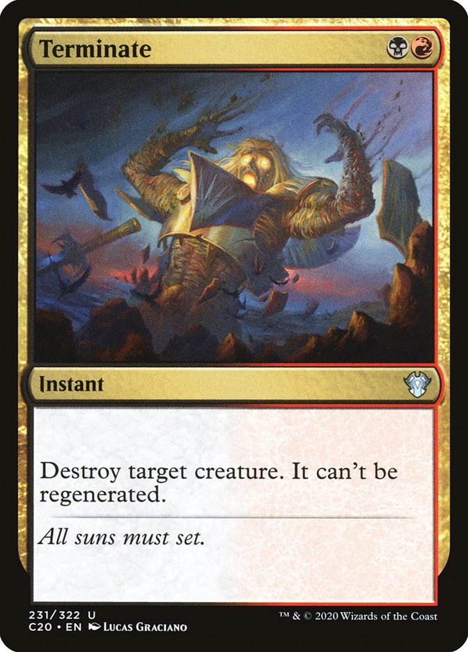 Terminate [Commander 2020] | The Time Vault CA