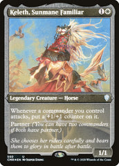 Keleth, Sunmane Familiar (Foil Etched) [Commander Legends] | The Time Vault CA