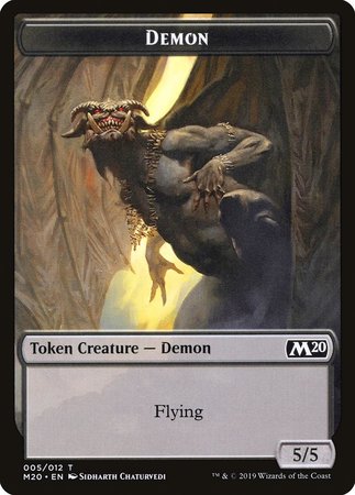 Demon Token [Core Set 2020 Tokens] | The Time Vault CA