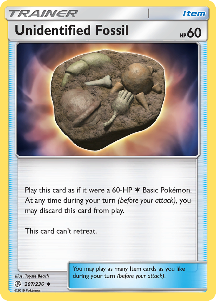 Unidentified Fossil (207/236) [Sun & Moon: Cosmic Eclipse] | The Time Vault CA