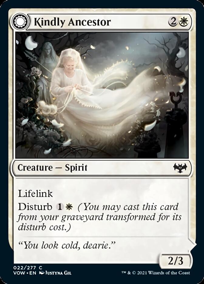 Kindly Ancestor // Ancestor's Embrace [Innistrad: Crimson Vow] | The Time Vault CA
