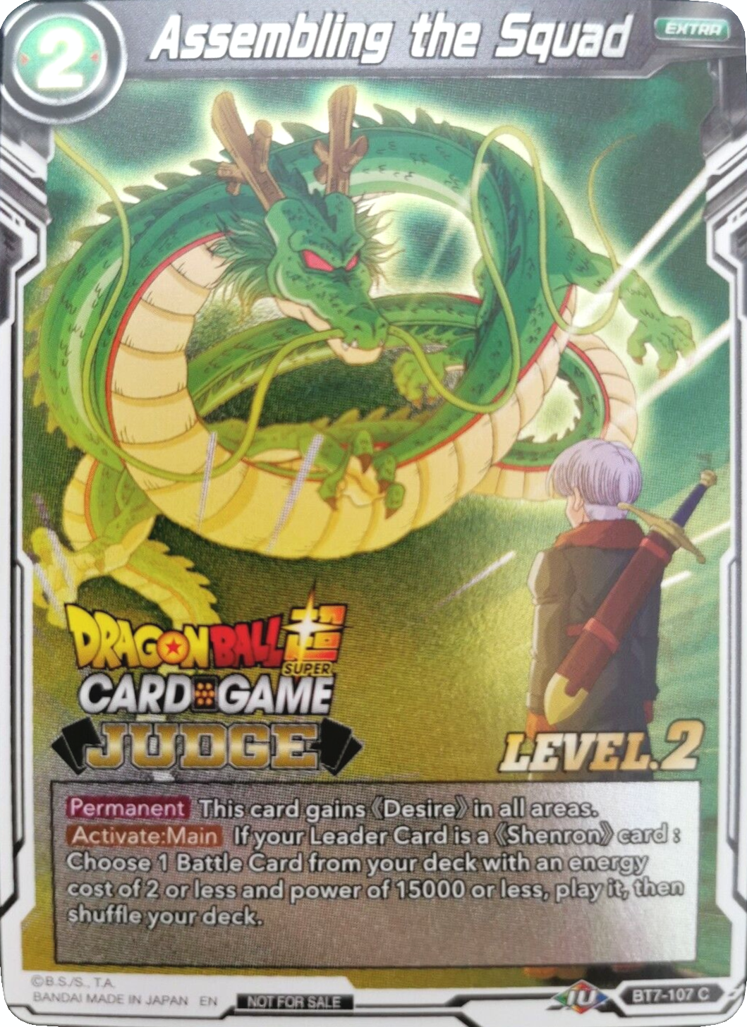 Assembling the Squad (Level 2) (BT7-107) [Judge Promotion Cards] | The Time Vault CA