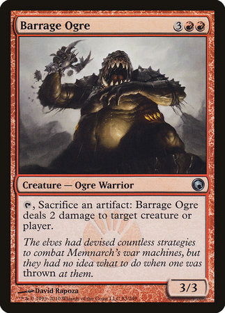 Barrage Ogre [Scars of Mirrodin] | The Time Vault CA