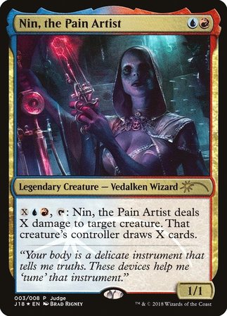 Nin, the Pain Artist [Judge Gift Cards 2018] | The Time Vault CA