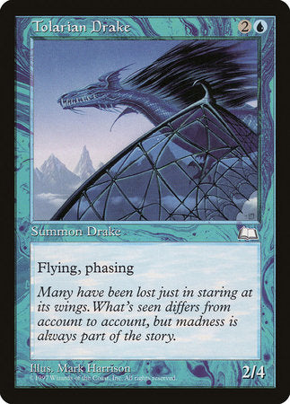 Tolarian Drake [Weatherlight] | The Time Vault CA